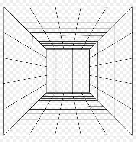 Grid Png, Perspective Grid, Optical Illusion Drawing, Illusion Drawings, Perspective Drawing Lessons, Interior Architecture Drawing, Concept Art Tutorial, Geometric Design Art, Graph Paper Art