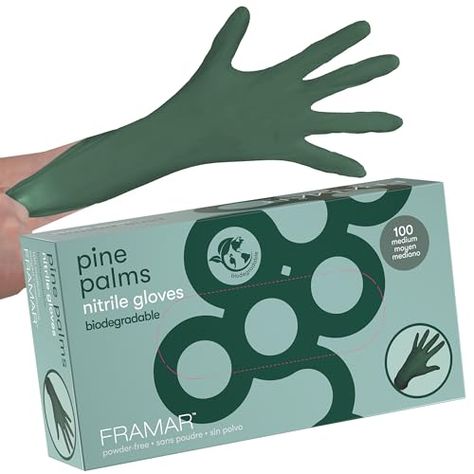 FRAMAR Green Gloves Disposable Latex Free – Heavy Duty Nitrile Gloves Medium, Disposable Gloves Medium Nitrile Gloves, Tattoo Gloves, Guantes Desechables, Disposable Cooking Gloves, Biodegradable 100 Hair Foils, Cooking Gloves, Green Gloves, Nitrile Gloves, Latex Gloves, Cleaning Gloves, Disposable Gloves, Protective Gloves, Favorite Hairstyles