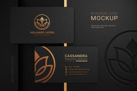 Luxury dark business card logo mockup wi... | Premium Psd #Freepik #psd #logo #business-card #mockup #business Dark Business Card, Foil Business Cards, Make Business Cards, Business Card Mockup, Vertical Business Cards, Minimal Business Card, Visiting Card Design, Luxury Business Cards, Luxury Business