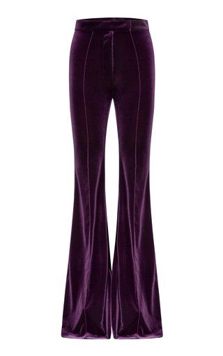 Women's Alex Perry Fall/winter 2021 Collection | Moda Operandi Dream Pants, Velvet Flare Pants, Velvet Flares, Velvet Suit, Alex Perry, Velvet Collection, Velvet Blazer, Purple Velvet, The Purple