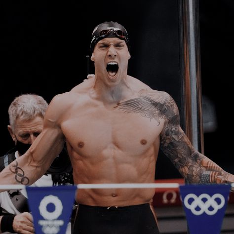 Caleb Dressel, Swimmers Body Male, Caeleb Dressel, Olympic Swimming, Olympic Gymnastics, Hottest Guy Ever, Water Park, Gymnastics, Swimming Pools