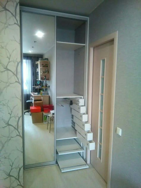 Partition Ideas, Living Room Divider, Open Closet, Wardrobe Interior Design, Closet Layout, Wall Closet, Dekorasi Kamar Tidur, Bedroom Closet Design, Wardrobe Design Bedroom