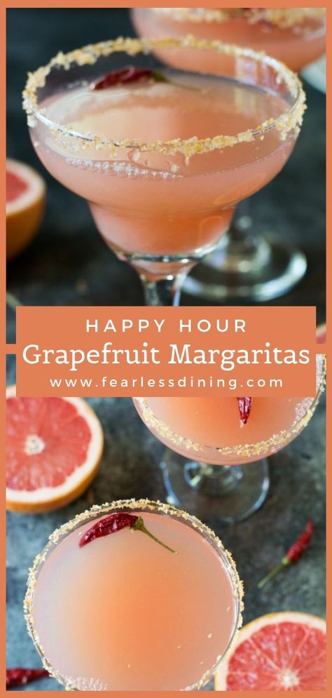 Pink Margaritas, Grapefruit Juice Cocktail, Sriracha Salt, Pink Grapefruit Margarita, Grapefruit Margarita Recipe, Homemade Sriracha, Grapefruit Recipes, Grapefruit Cocktail, Cocktail Drinks Alcoholic