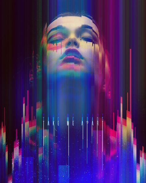 Glitched Portrait Series on Behance Mises En Page Design Graphique, Cyberpunk Design, Portrait Series, Cyberpunk Aesthetic, Movie Posters Design, Glitch Art, Cyberpunk Art, 로고 디자인, Graphic Design Posters