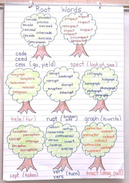 root words anchor chart, vocabulary instruction Root Words Anchor Chart, Ela Anchor Charts, Vocabulary Instruction, Classroom Anchor Charts, Teaching Vocabulary, 4th Grade Writing, Language Arts Teacher, Reading Anchor Charts, Root Words