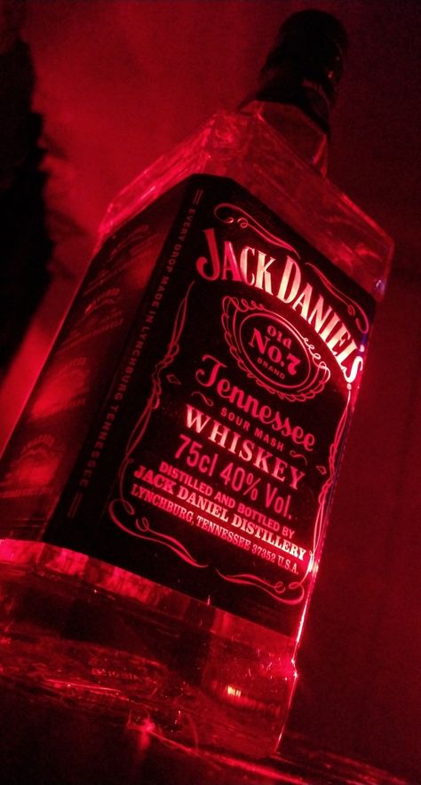 Red Alcohol Aesthetic, Red Liquor Drinks, Jack Daniels Aesthetic, Uñas Halloween Aesthetic, Jack Daniel Aesthetic, Jack Daniels Wallpaper, Red Alcohol, Home Window Grill Design, Dope Wallpaper Iphone