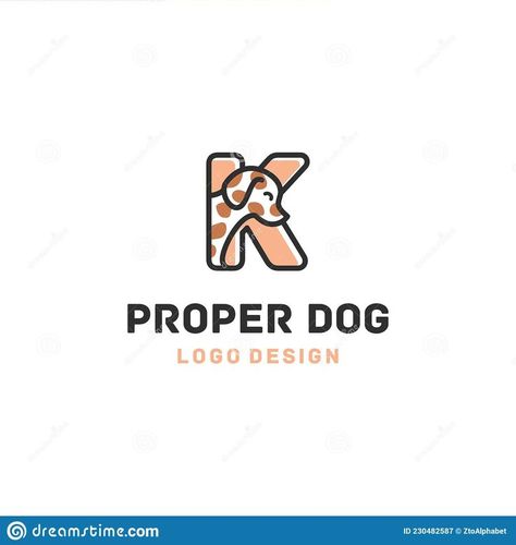 Happy animal Pet Paw shop icon vector concept of initial Letter K Puppy Dog Logo design. Puppy Icon, Dog Logo Design, Logo Design Illustration, Logo Letter, Dog Logo, Cat Logo, Letter K, Pet Paws, Letter Logo Design