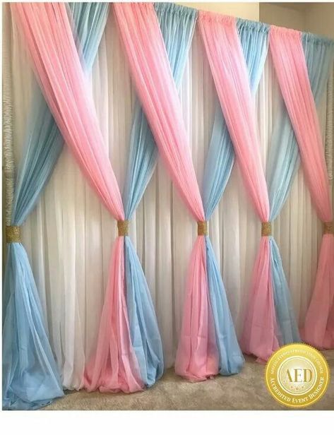 Drátěná Socha, Idee Babyshower, Backdrop Diy, Easy Backdrops, Unicorn Birthday Party, Diy Backdrop, Party Backdrop, Stage Decorations, Reveal Ideas