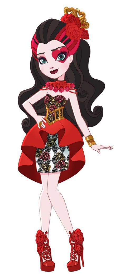 Lizzie Hearts (Spring Unsprung) from Ever After High Lizzie Hearts Costume, Lizzie Hearts Outfit, Spring Unsprung, Cerise Hood, Lizzie Hearts, Raven Queen, After High School, Dragon Games, Fantasias Halloween