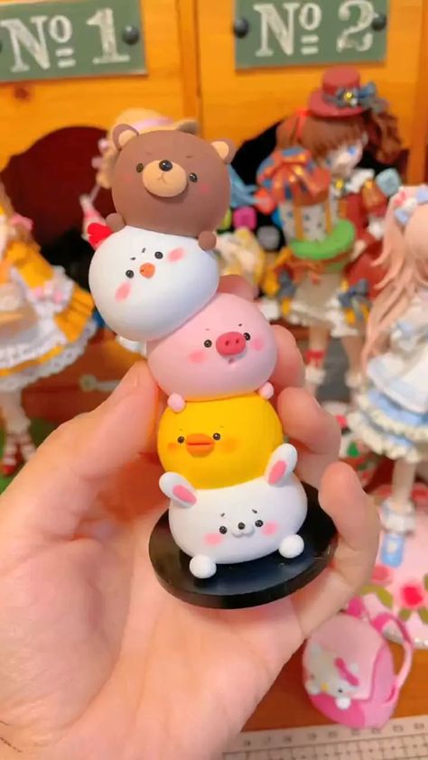 Foam Clay, Clay Crafts For Kids, Polymer Clay Gifts, Polymer Clay Kawaii, Tanah Liat, Clay Diy Projects, Clay Crafts Air Dry, Diy Paper Crafts Decoration, Cute Polymer Clay