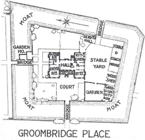 Groombridge Floor Plan   Longbourne in Pride and Predjudice Groombridge Place, Castle Layout, English Houses, Royal Core, Sims Builds, Writer Inspiration, Old Mansions, Casas The Sims 4, Wood Shed