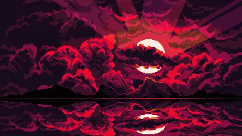 #Artistic Pixel Art #1080P #wallpaper #hdwallpaper #desktop Pixel Art Wallpaper, Pixel Art Gif, Vaporwave Wallpaper, Dark Background Wallpaper, Wallpaper Notebook, Dark Red Wallpaper, Pixel Art Background, Laptop Wallpaper Desktop Wallpapers, Arte 8 Bits