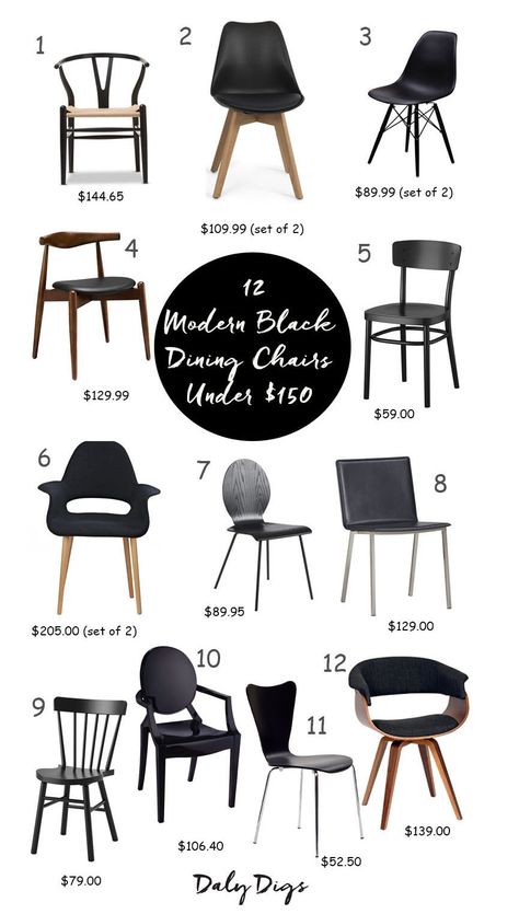 Black Modern Dining Room, Dining Room Farmhouse Lighting, Dining Room Farmhouse Decor, Modern Black Dining Room, Dining Room Farmhouse, Farm House Dining Room, Modern Dining Room Chairs, Eclectic Dining Room, Boho Dining Room