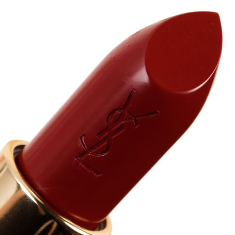 YSL Fiery Red (83) & Nu Fatal (85) Rouge Pur Couture Lipsticks Reviews & Swatches Ysl Makeup, Permanent Lipstick, Tom Ford Beauty, Bite Beauty, Ysl Beauty, Lip Swatches, Lipstick Swatches, Warm Undertone, Fiery Red