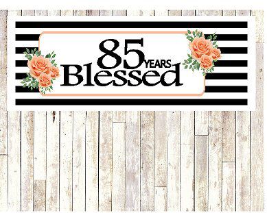 80th Birthday Banner, 60th Birthday Banner, 50th Birthday Banner, 98th Birthday, 60th Birthday Party Decorations, 80th Birthday Decorations, 70th Birthday Decorations, 78 Birthday, 92nd Birthday