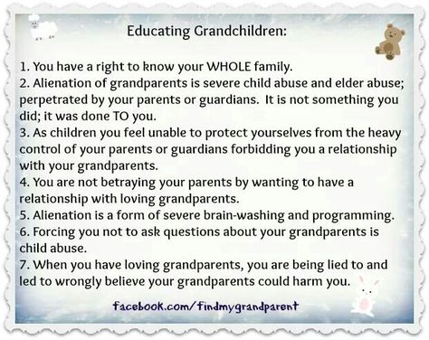 Grandparents Rights Estranged Quotes, Grandparents Poems, Alienated Grandparents, Grandchildren Sayings, Grandparent Alienation, Parent Alienation, Toxic Parenting, Grandparents Rights, Family Estrangement