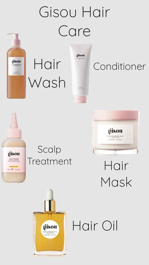 Gisou Hair Care #beauty #hair #haircare Gisou Hair Oil, Gisou Hair, Wavy Hair Care, Hair Growing Tips, Handbag Essentials, Skincare Organization, Glow Up Tips, Beauty Hair, Grow Hair