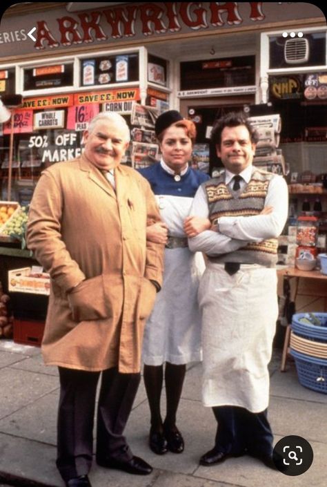 Ronnie Barker, David Jason, British Tv Comedies, British Sitcoms, Open All Hours, Clean Funny, Comedy Actors, Childhood Memories 70s, Classic Comedies