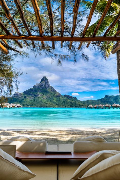 C'est l'heure de la plage à Bora Bora ! It's beach time in Bora Bora ! Trip To Bora Bora, Bora Bora Island, Tahiti Travel, Air Tahiti, Bora Bora Resorts, Tahiti Nui, Bora Bora French Polynesia, Beautiful Beach Pictures, Dream Travel Destinations