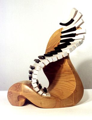 Candace Knapp, "Piano Fantasie " - Music Sculpture Piano Sculpture Art, Music Sculpture Ideas, Music Sculpture Art, Piano Sculpture, Music Sculpture, Piano Design, Piano Parts, Unusual Furniture, Piano Art