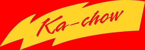 "Ka-Chow" by Kandace Hansen | Redbubble Lightning Mcqueen Tattoo, Preschool About Me, Ka Chow, Disney Card, Australia Tattoo, Mcqueen 3, Card Wallpaper, Car Tattoos, Simple Embroidery Designs