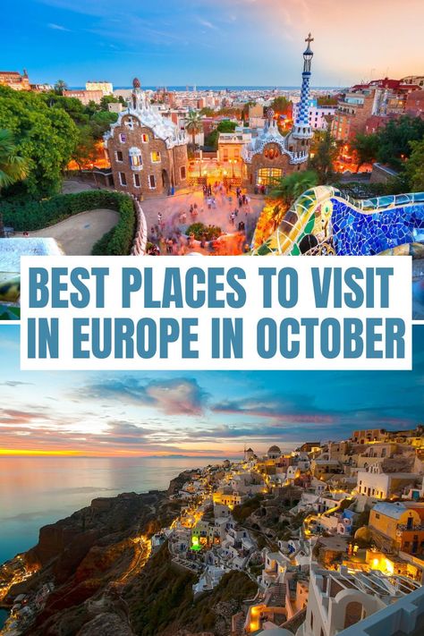 12 Best Places To Visit in Europe in October (2023 Edition) Europe In October, October Travel, Places To Visit In Europe, Autumn Travel, Beach Destinations, Plitvice Lakes National Park, Plitvice Lakes, Places In Europe, European Destinations