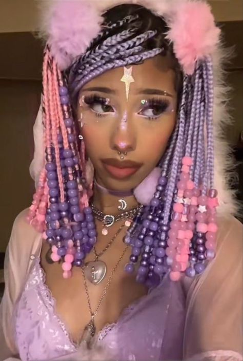 Rubee Lana, Purple Box Braids, Cute Box Braids, Short Box Braids Hairstyles, Beautiful Black Hair, Cute Braided Hairstyles, Cute Box Braids Hairstyles, Pelo Afro, Quick Braided Hairstyles