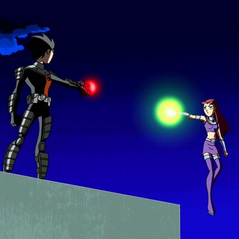 Matching Pfp Teen Titans, Starfire And Robin Matching Pfp Fanart, Nightwing And Starfire Pfp, Teen Titans Matching Pfp Raven And Starfire, Robin And Starfire, Robin Screaming At Starfire, Robin Starfire, Teen Titans Robin, Teen Titans Starfire