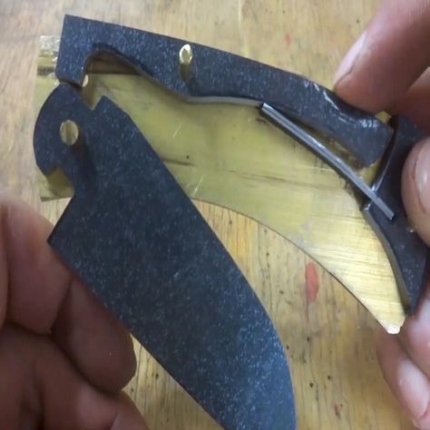 DIY & Crafts - How To Make A Folding Knife Knife Handles, Folding Knife, Popular Videos, Folding Knives, Pocket Knife