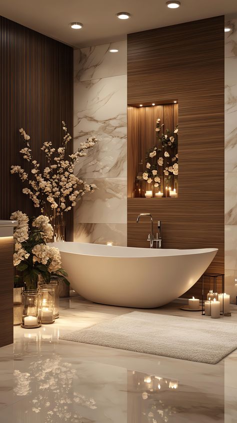 Elegant bathroom luxury modern