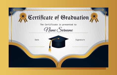 Gift Certificate Template Free, Christmas Gift Certificate Template, Graduation Certificate Template, Graduation Certificate, Graduation Diploma, Free Certificate Templates, Graduation Templates, Report Cards, Free Certificates