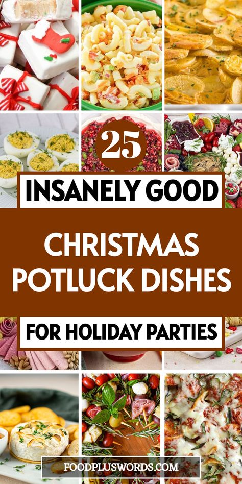 Are you ready to impress everyone at the holiday potluck with your cooking skills? Look no further - these Christmas Potluck Dishes are so yummy, they'll have your friends and family coming back for seconds! Whether you're a fan of traditional dishes or prefer to bring something unique to the table, we've got you covered.  | best christmas potluck dishes | Holiday Potluck Recipes | Holiday Potluck Ideas | Christmas Dishes Food Holiday Parties | Christmas Potluck Dishes Easy, Potluck Ideas Christmas, Christmas Dishes Food Holiday Parties, Potluck Dishes Easy, Easy Christmas Potluck Ideas, Christmas Dishes Food, Holiday Potluck Ideas, Christmas Potluck Dishes, Christmas Potluck Ideas