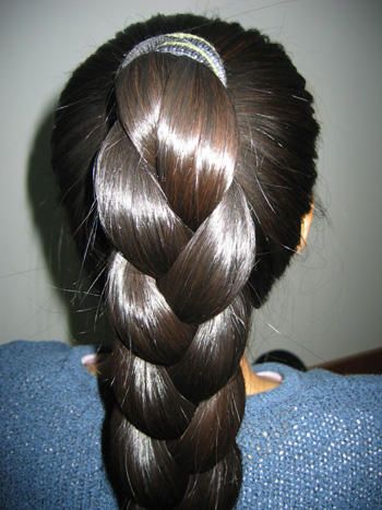 Fishbone Hairstyle, Grow Long Healthy Hair, French Braid Ponytail, Huge Hair, Thick Braid, Bridal Hair Buns, Braided Ponytail Hairstyles, Glossy Hair, Easy Hairstyles For Long Hair