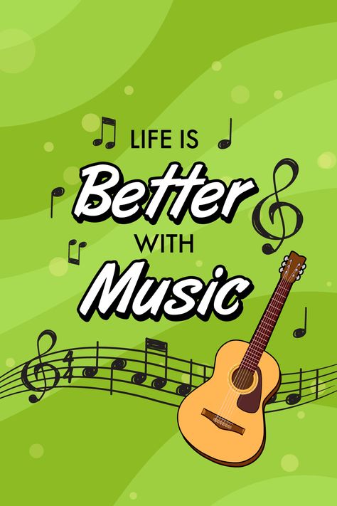 Life is better with music! This quote is here to remind you that you can play music and improve your day! Playing Guitar Quotes, Musician Quotes, Guitar Lover Gifts, Guitar Quotes, Class Quotes, Guitar Lover, Vintage Guitar, Inspirational Phrases, Senior Care