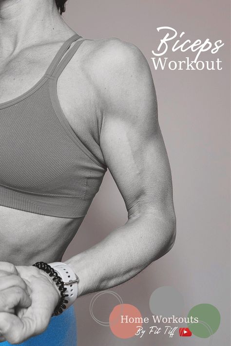 Dumbbell Bicep Workout Strong Arms Women, Killer Bicep Workout, Bicep Workout Women, Dumbbell Bicep Workout, 2024 Collage, Gym Workout Plan, Upper Body Workout For Women, Dumbbell Arm Workout, Tone Your Arms