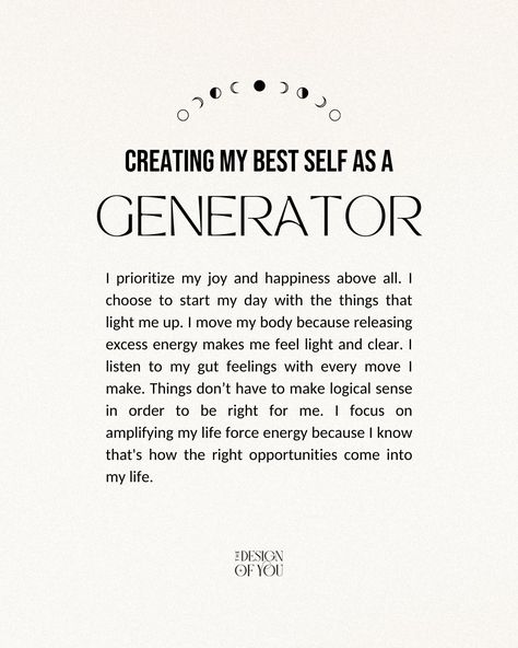 You deserve to be the best version of yourself🤍👇🏼 So let’s talk about how we can create this self by listening to our unique design!✨ Swipe for your Energy Type and share with a friend🤗 To get a complete breakdown of your HD chart in a way that is easy to understand and easily applied— with extra tools like worksheets, affirmations, journal prompts, checklists, and more… check out my personalized Human Design Guidebooks!🙌🏼 👉🏼Comment “MYGUIDE” and I will send you the link to get yours!✨ #... Affirmations Journal, Human Design System, Holistic Therapies, Design 101, Life Force Energy, Hd Print, Best Version Of Yourself, Human Design, Design System