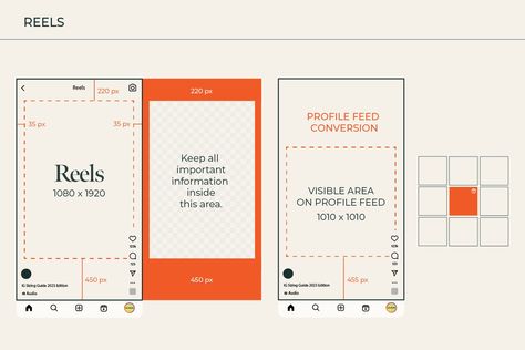 2024 Instagram Sizing Guide — Hey Sara Schultz Social Media Reels Design, Reel Design Ideas, Instagram Graphic Design Posts, Graphic Design Instagram Posts, Frame Graphic Design, Instagram Post Size, Business Thoughts, Reels Cover, Reel Design