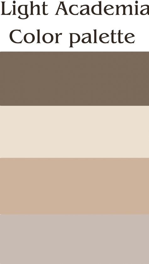 This is an color palette to learn how to add it to your Home Screen go to the tutorials board Light Academia Palette, Icon Color Palette, Bright Academia Aesthetic, Academia Palette, Light Academia Color Palette, Light Academia Colors, Theatre Academia, Academic Aesthetic, Academia Light