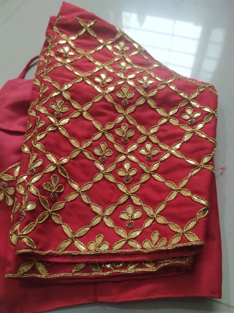 #Gota Patti work Gotapatti Work Blouses Design, Gotapatti Work Kurti Design, Gota Patti Blouse Design, Gotapatti Work Saree, Gotapatti Work Blouses, Gotapatti Work Kurti, Gotta Patti Work Embroidery, Gota Patti Design, Gota Patti Blouse