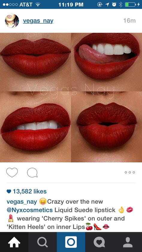 Deep Red Lips, Deep Red Lipsticks, Light Pink Lips, Lip Combos, Ombre Lips, Lip Combo, Cream Lipstick, Neutral Nails, Red Lip