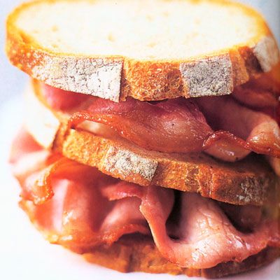 Bacon. Hand Held Food, Bacon Day, Perfect Bacon, Bacon Sandwich, Cold Sandwiches, Bacon Lover, Best Bacon, Catering Food, Food Heaven