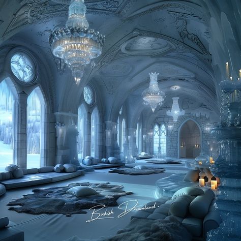 𝑩𝒐𝒐𝒌𝒊𝒔𝒉 𝑫𝒓𝒆𝒂𝒎𝒍𝒂𝒏𝒅 𝒐𝒇 𝑴𝒂𝒓𝒈𝒐𝒕 (@thebookishdreamland) • Photos et vidéos Instagram Acotar Prythian, Ice Room Fantasy Art, Winter Palace Interior, Winter Kingdom Fantasy Art, Snow Castle Fantasy Art, Fantasy Ice Castle Interior, White Bears, Winter Court, Ice House