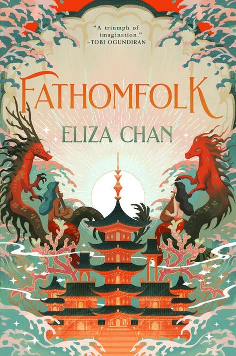 Fathomfolk (Drowned World, #1) by Eliza Chan | Goodreads Madwoman In The Attic, Asian Mythology, Asian Books, Baby Cast, Civil Unrest, Beautiful Bookshelf, Sea Witch, Fantasy Novel, East Asian