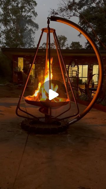 Cold Chisel, Welding Design, Custom Fire Pit, Flame Tree, Veggie Patch, Blacksmithing, Fire Pit, Hanging Out, Outdoor Spaces