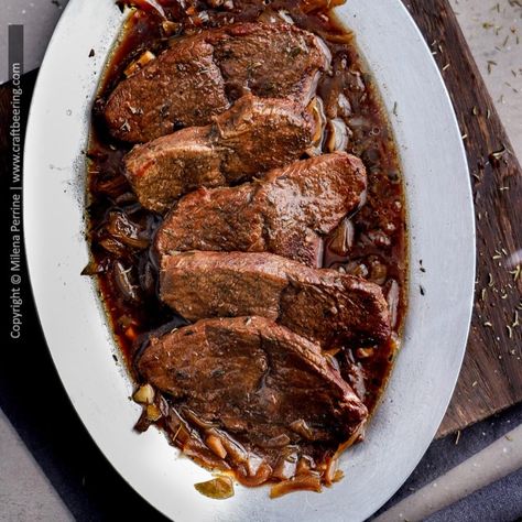 Mock Tender Steak (Best Way to Cook It) Beef Chuck Mock Tender Steak Recipe, Tender Steak Recipe, Chuck Tender Steak Recipes, Beef Chuck Steak Recipes, Turkey Steak Recipes, Chuck Steak Recipes, Braised Steak, Beef Chuck Steaks, Round Steak Recipes