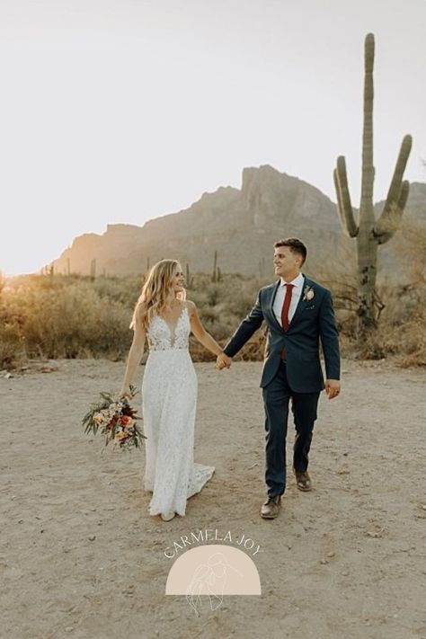 Cloth And Flame, Desert Wedding Decor, Desert Wedding Photos, Nelson Ghost Town Wedding, Desert Wedding Ideas, Desert Wedding Dress, Arizona Desert Wedding, Wedding In Arizona, Intimate Elopement Ideas