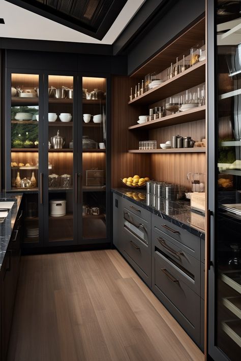 Luxury Pantry, Scullery Ideas, Pantry Design Ideas, Dream Pantry, Modern Pantry, House Pantry, Modern Kitchen Design Luxury 2023, Pantry Room, Dirty Kitchen