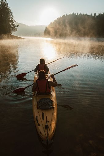 Boating Photos, Kayaking Aesthetic, Kayak Pictures, Person Silhouette, Sit On Kayak, Sky Man, Kayak Paddles, Village Green, The Catskills