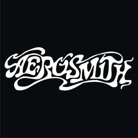 . Aero Smith, Him Logo, Band Logos Rock, Classic Rock Band Logos, Rockband Logos, Music Band Logo, Aerosmith Tshirt, Music Logos, Metal Band Logos