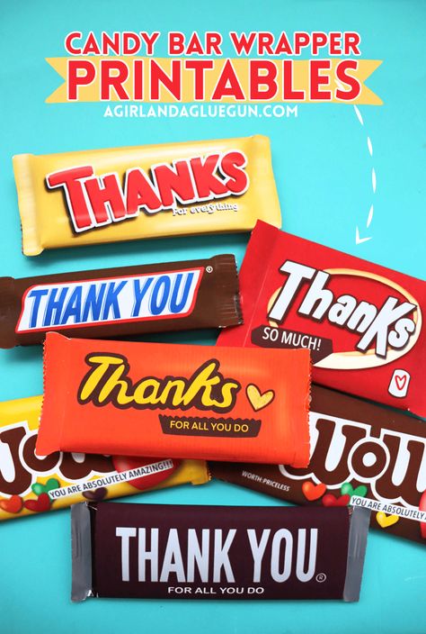 Candy Bar Sayings For Teachers, Candy Bar Labels Template, Free Candy Wrapper, Diy Candy Bar Wrappers, Candy Bar Sayings, Candy Bar Covers, Candy Bar Gifts, Candy Notes, Personalized Candy Wrappers